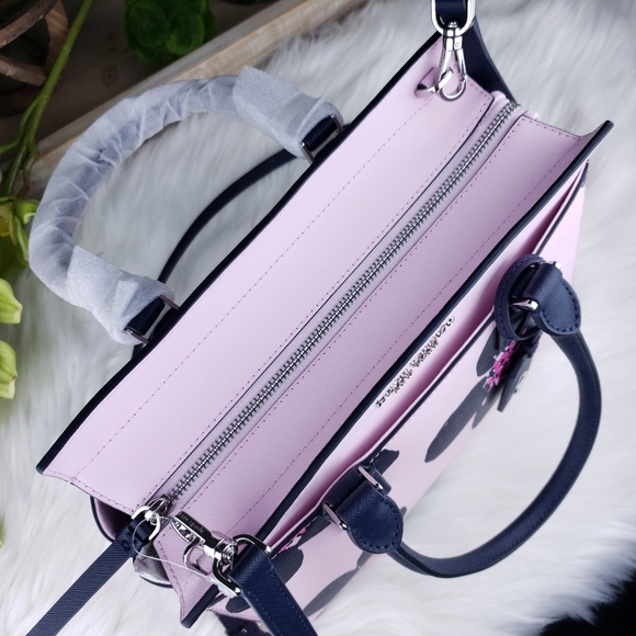 🌺NWT Kate Spade MD Cameron floral satchel pink KS - Picture 6 of 11